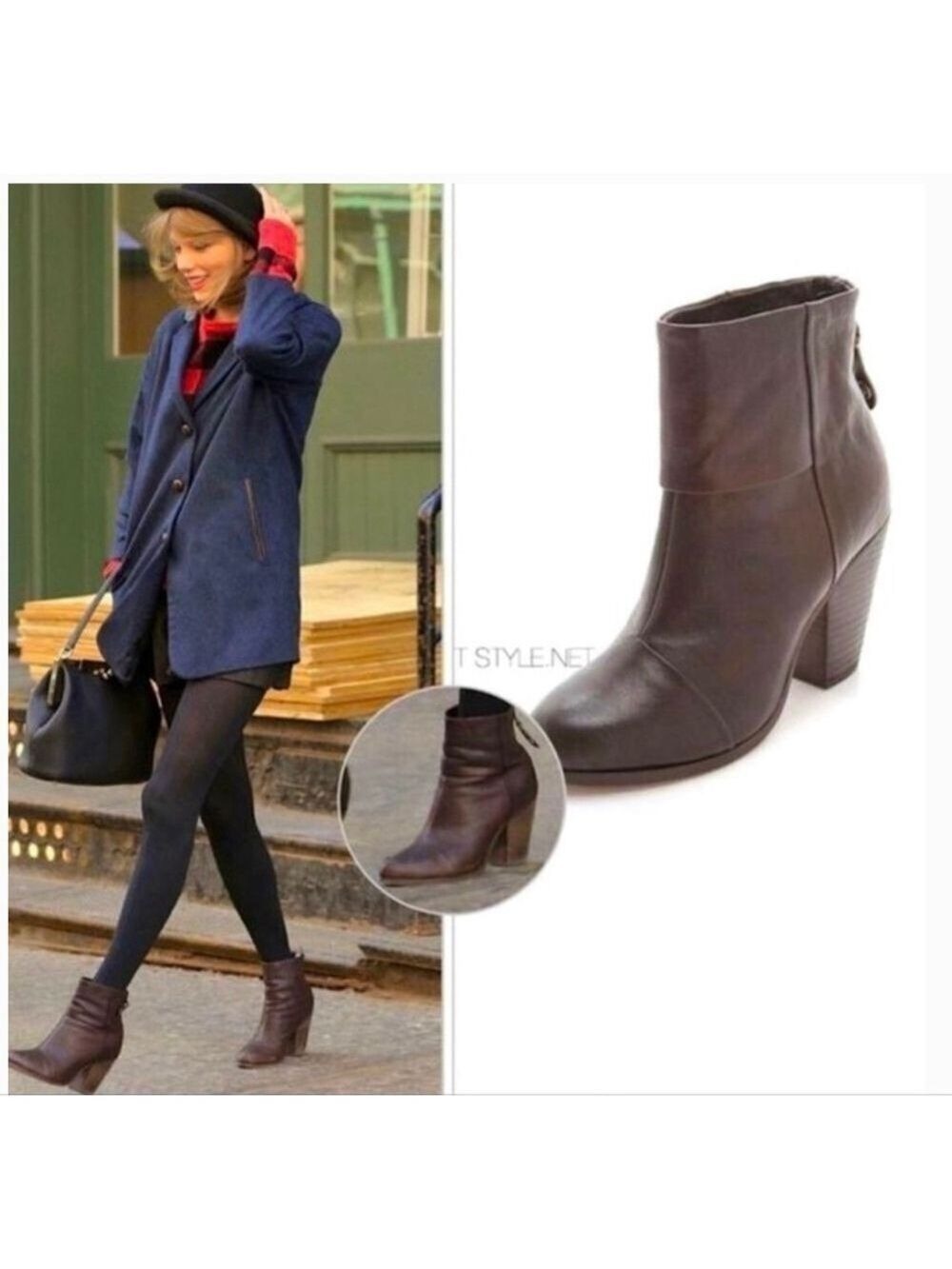 Women's rag & bone Classic Newbury Ankle Boots Brown US 11